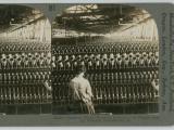 View of the spinning room of a wool cloth manufacturing factory on Broad Street in Philadelphia, late nineteenth-century. Shows two women operating machines that wind bobbins with woolen thread for weaving.