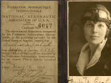 Amelia Earhart's 1932 pilot licence