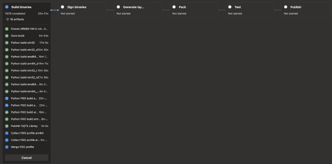 Azure Pipelines building Windows installers